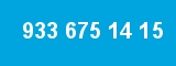 933 675 14 15 933 675 14 15